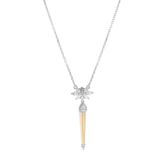 Yeprem Golden Strada Diamond Pendant