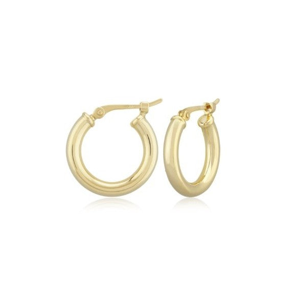 Yellow Gold Hoop Earrings