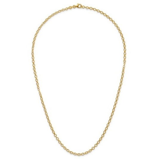 Yellow Gold Rolo Chain