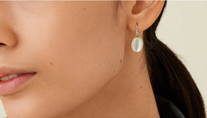 Marco Bicego Siviglia Mother of Pearl & Diamond Drop Earrings