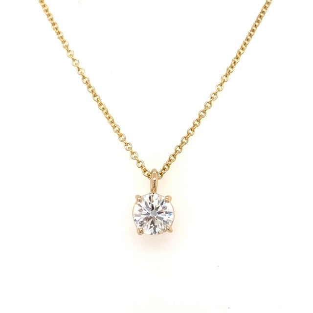 Round Diamond Pendant