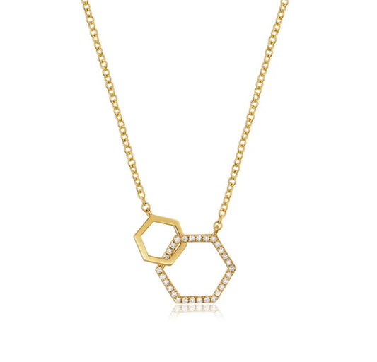 Yellow Gold Diamond Pendant