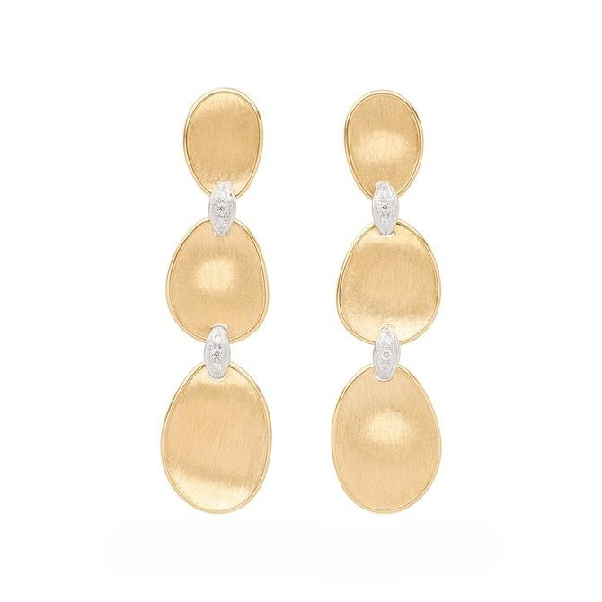 Marco Bicego Lunaria Diamond Drop Earrings