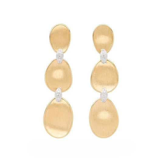 Marco Bicego Lunaria Diamond Drop Earrings