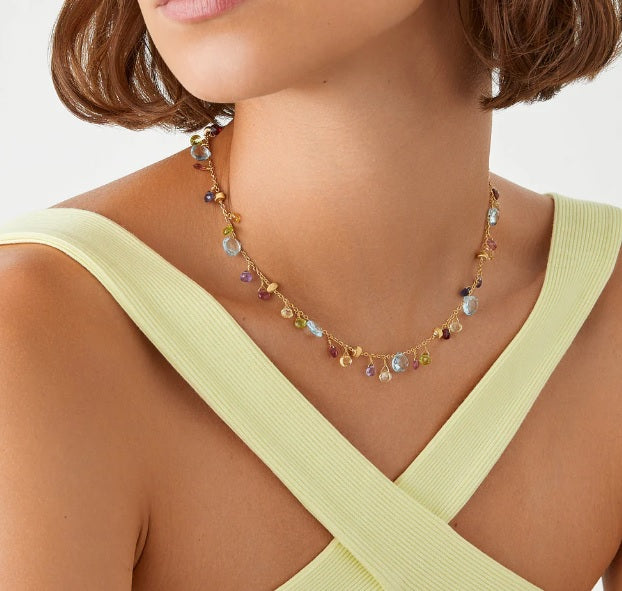 Marco Bicego Paradise Multi Stone Necklace