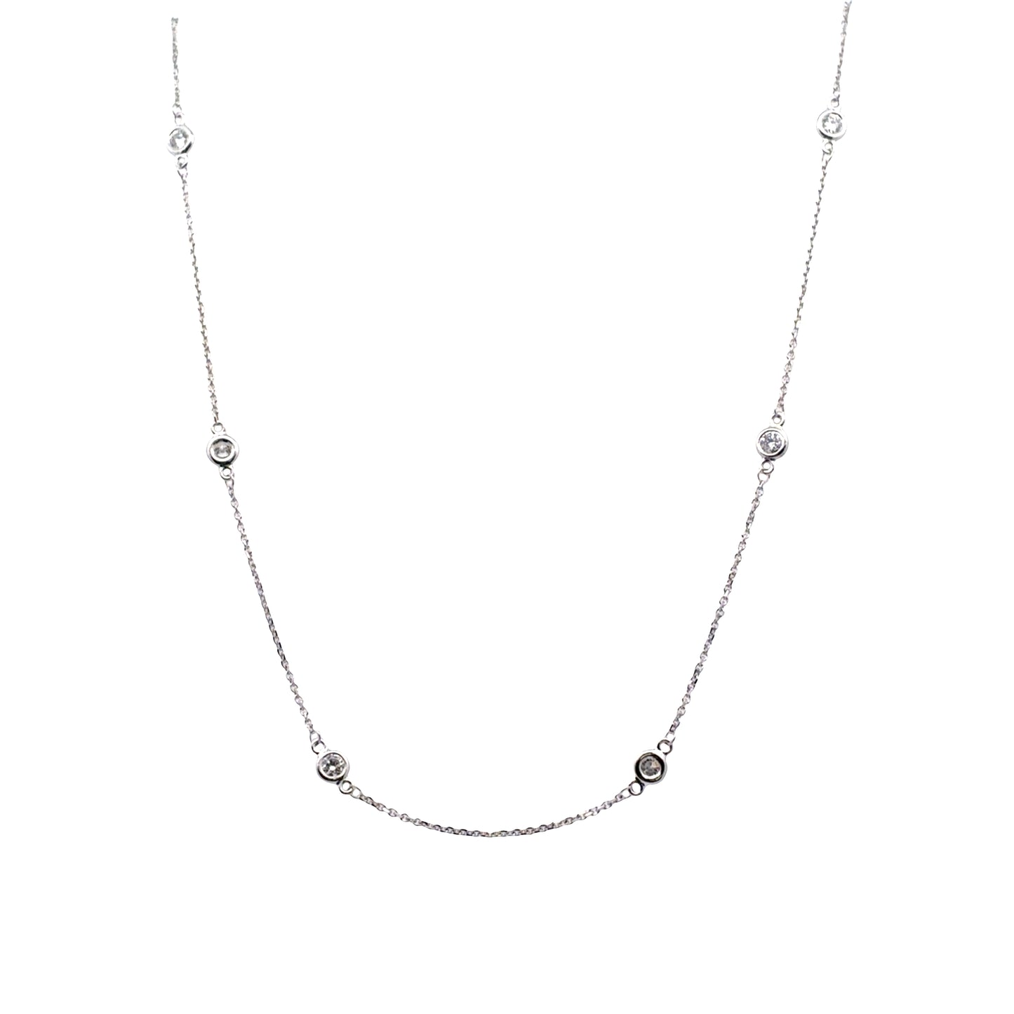 Diamond By The Yard Necklace