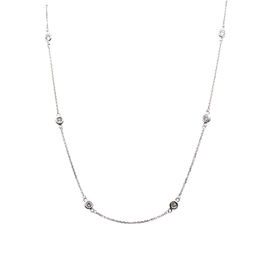 Diamond By The Yard Necklace