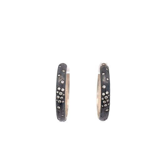 Lika Behar Diamond Hoop Earrings