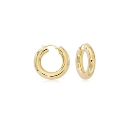 Yellow Gold Hoop Earrings