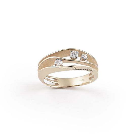 Yellow Gold and Diamond Ring