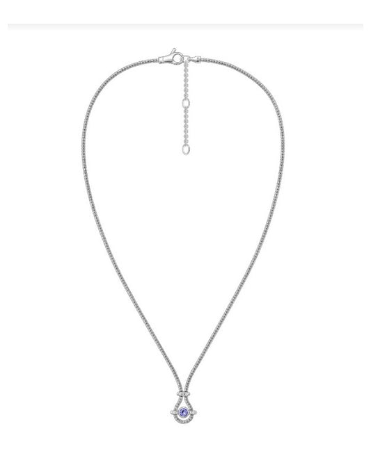 John Hardy Tanzanite and Diamond Necklace