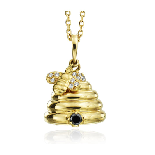 Gumuchian B Beehive Diamond Pendant