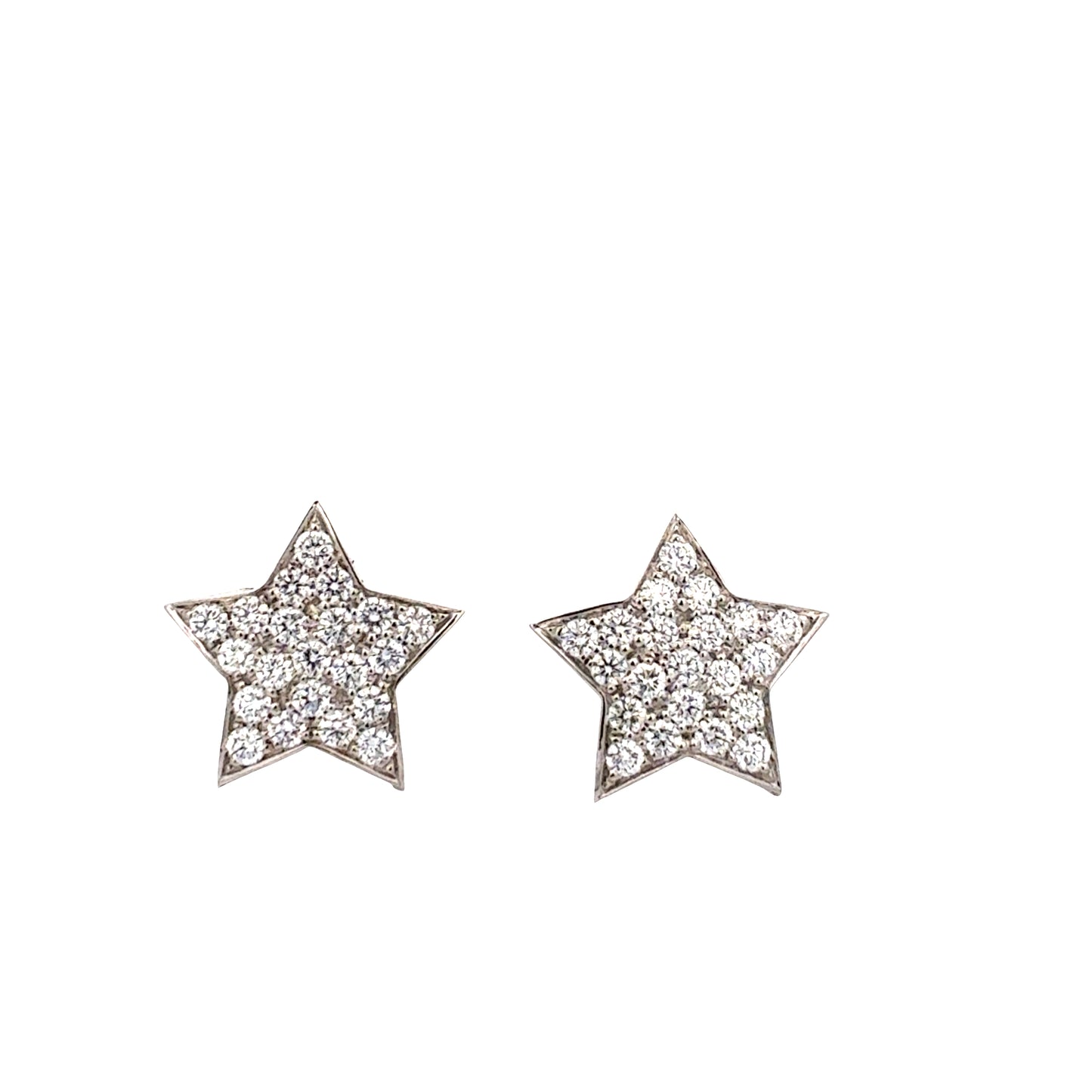 Suna Star Diamond Stud Earrings