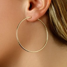 Yellow Gold Hoop Earrings