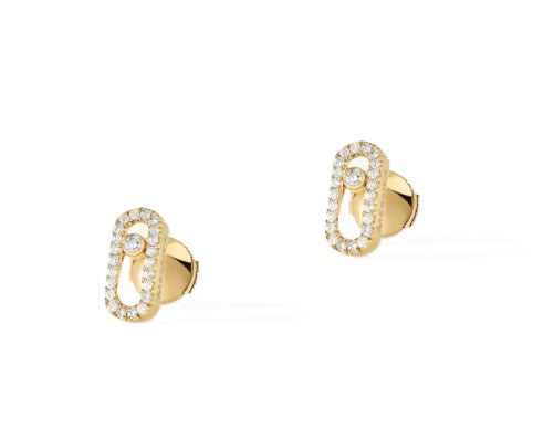 Messika Move Uno Diamond Stud Earrings