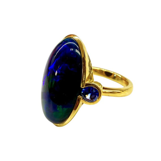 Ray Griffiths Opal and Sapphire Ring