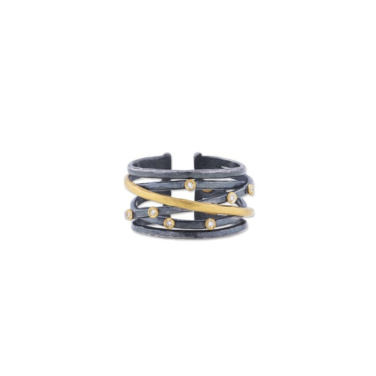 Lika Behar Silver Diamond Band
