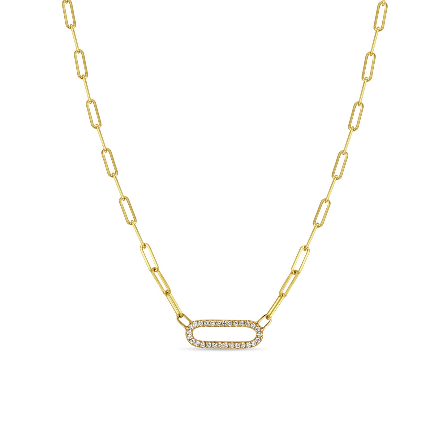 Zoe Chicco Diamond Link Necklace
