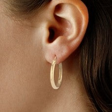 Yellow Gold Hoop Earrings