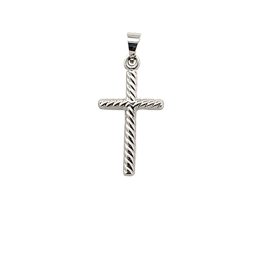 White Gold Cross