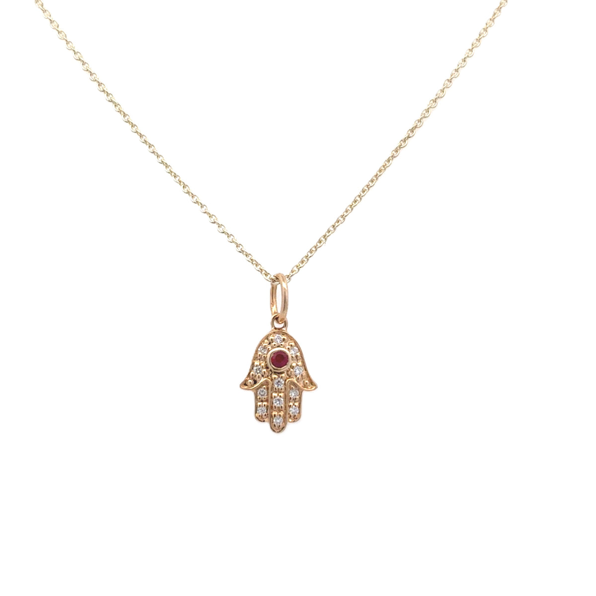 Sydney Evan Hamsa Diamond Pendant