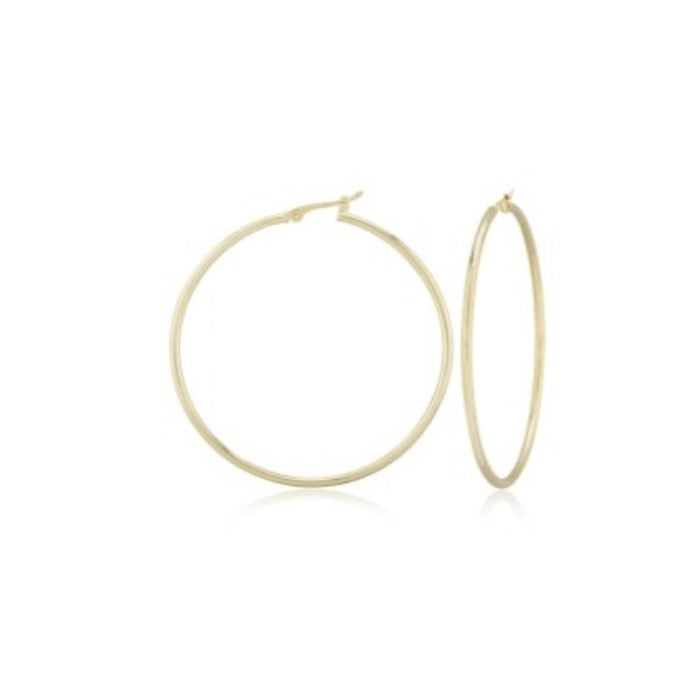 Yellow Gold Hoop Earrings