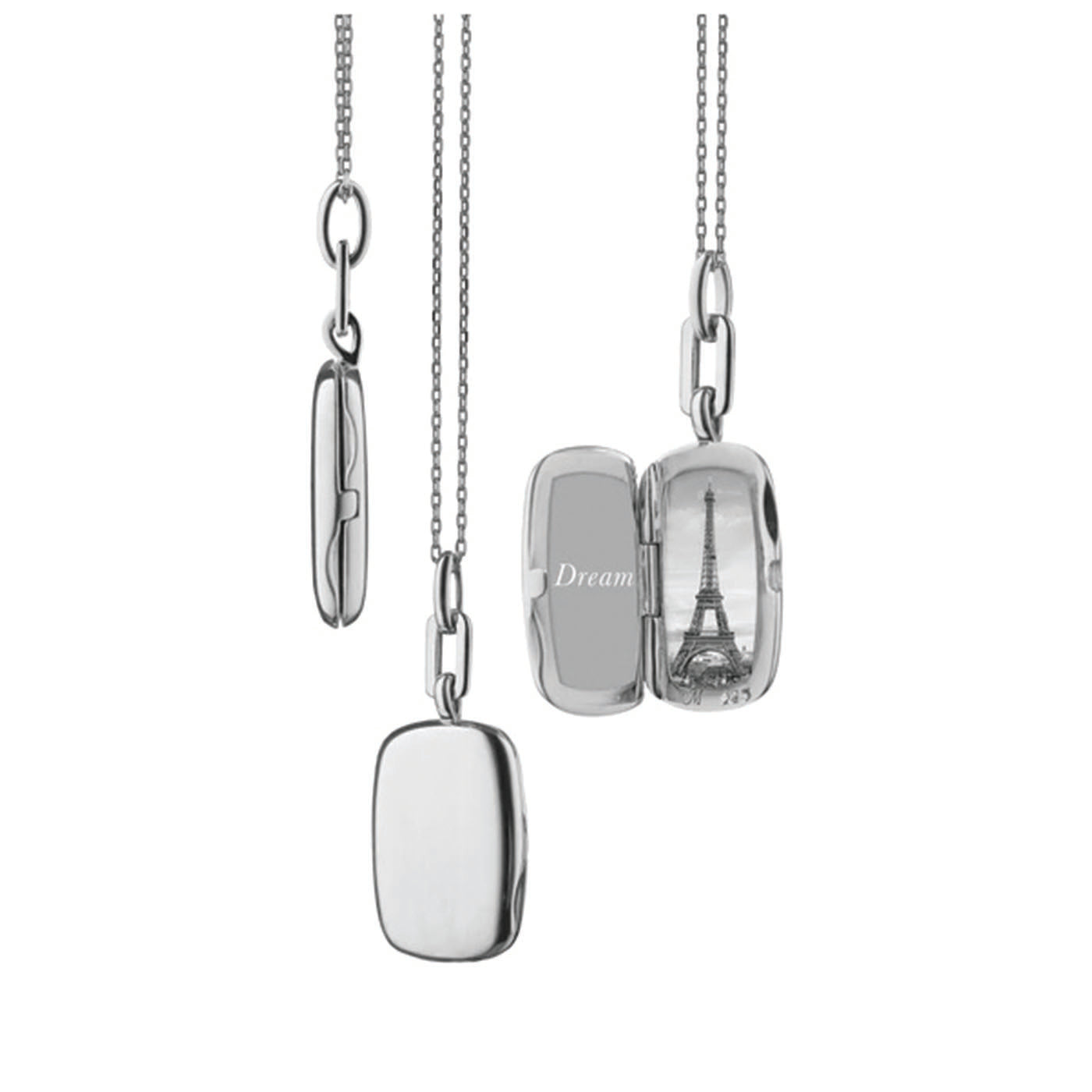 Monica Rich Kosann Rectangular Silver Locket