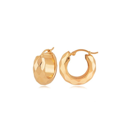 Yellow Gold Hoop Earrings