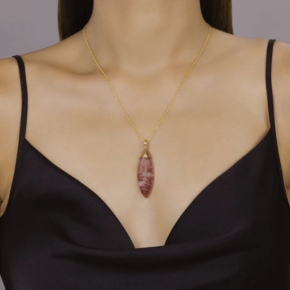 Gurhan Crown Gold Quartz Pendant