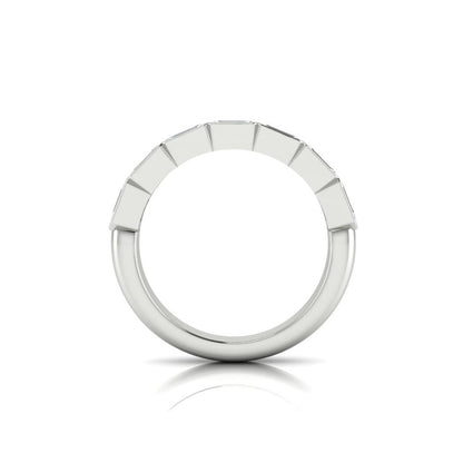 Emerald Cut Diamond Wedding Band