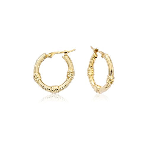 Yellow Gold Hoop Earrings