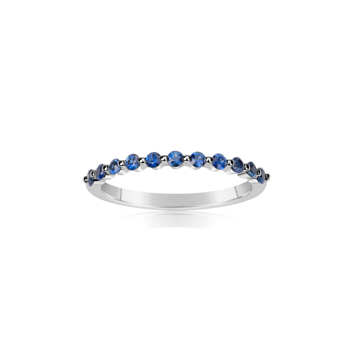 Blue Sapphire Band Ring