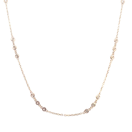 Diamond By The Yard Necklace