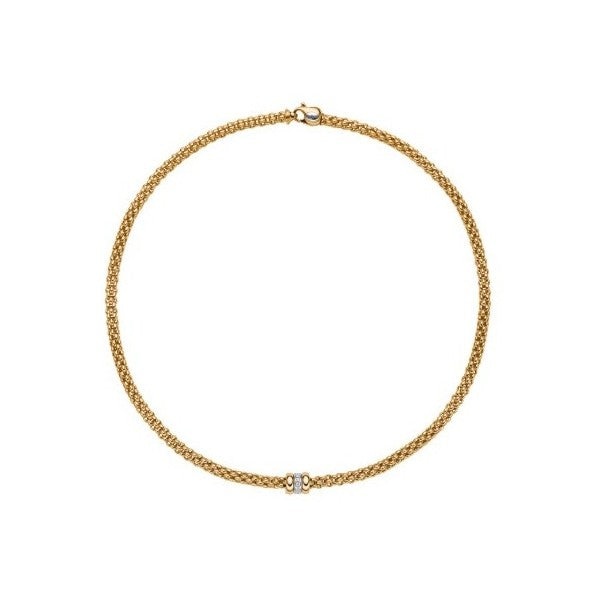 Fope Solo Three Rondel Necklace