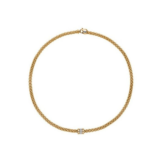 Fope Solo Three Rondel Necklace