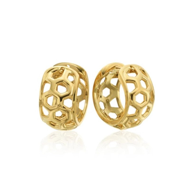 Gumuchian Huggie "B" Earrings