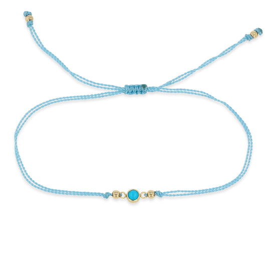 Zoë Chicco Cord Turquoise Bracelet