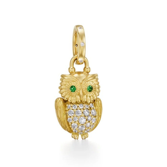 Temple St. Clair Gemmy Owl Locket