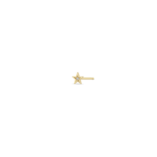 Zoë Chicco Single Diamond Star Stud