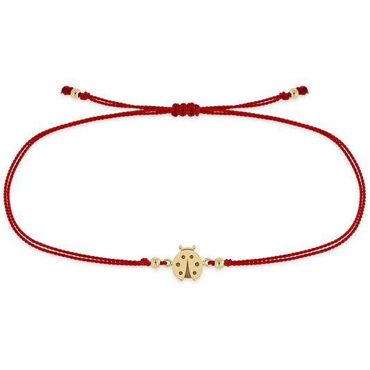 Zoë Chicco Ladybug Cord Bracelet