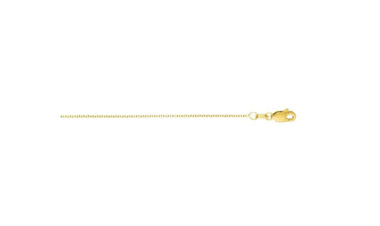 Yellow Gold Cable Chain