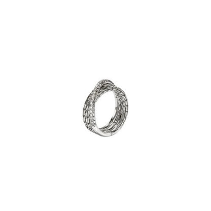 John Hardy Essentials Crossover Ring