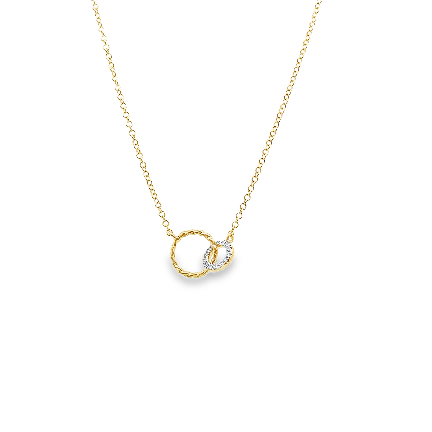 Yellow Gold Diamond Pendant