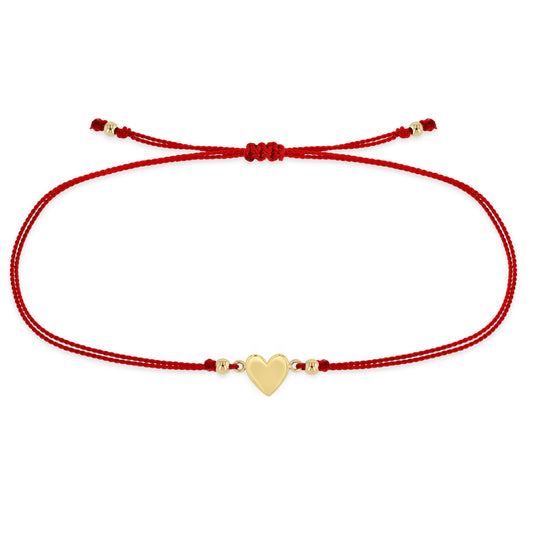 Zoë Chicco Heart Cord Bracelet
