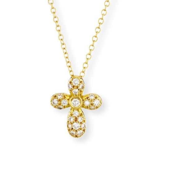 Suna Diamond Cross Pendant