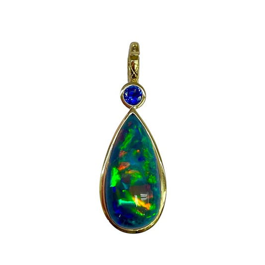 Ray Griffiths Opal and Sapphire Pendant