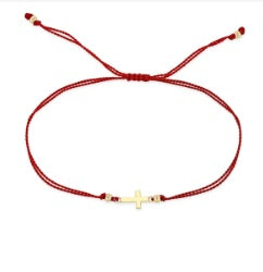 Zoe Chicco Cross Cord Bracelet