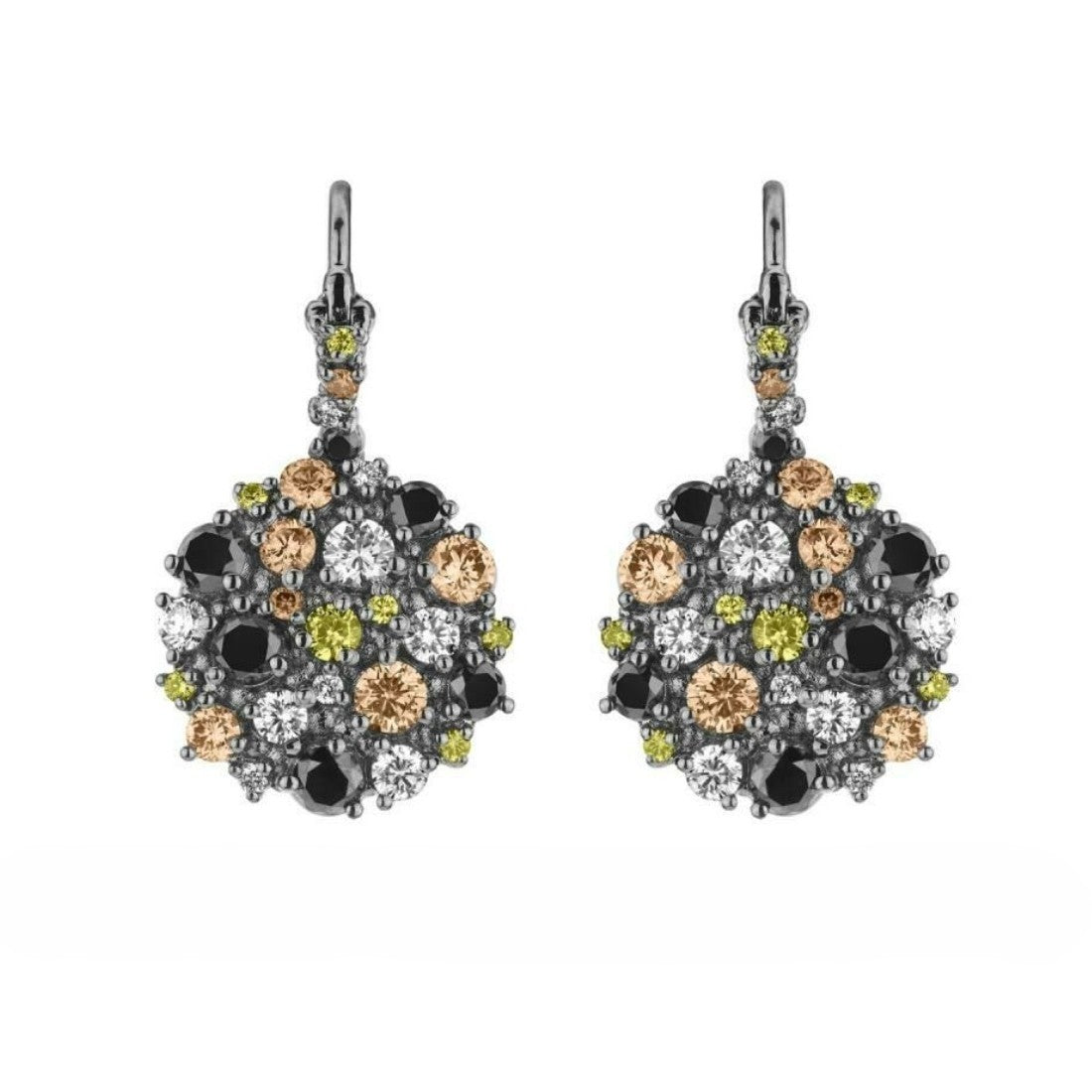 Paul Morelli Confetti Multi Diamonds Drop Earrings