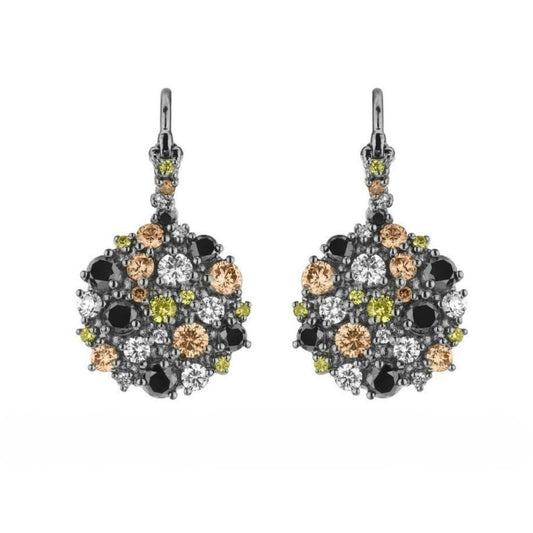 Paul Morelli Confetti Multi Diamonds Drop Earrings
