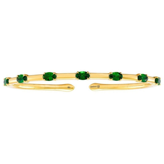 Etho Maria Tsavorite Cuff Bracelet